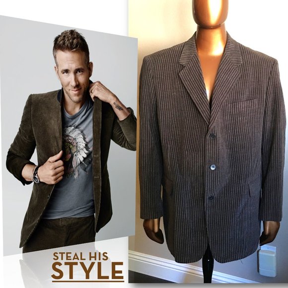 Zagato Other - ZAGATO SIGNATURE COLLECTION Luxurious Plush Corduroy Blazer  46R